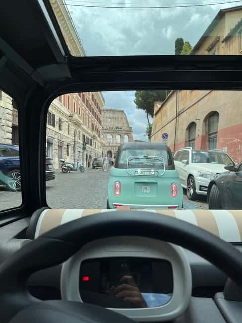 Rome: "The Unmissable" Fiat Topolino Eco-Chic Adventure! - Setting Off in a Vintage Electric Car