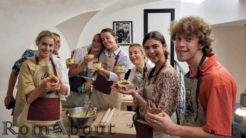 Rome: Traditional Pasta and Tiramisu Cooking Class - Key points / Takeaways