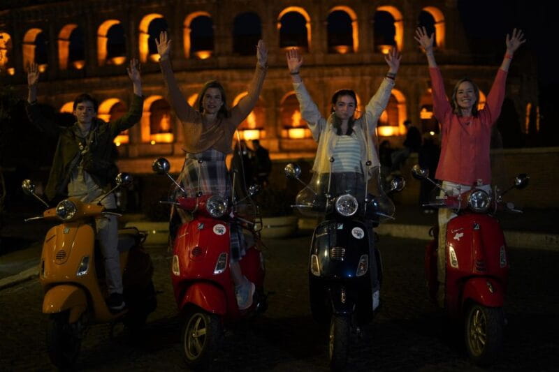 Rome: Vespa Scooter Night Tour with Pro Photographer - FAQs