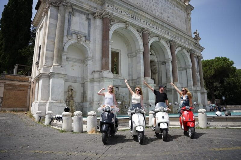 Rome: Vespa Tour and Tiramisu Experience - Practical Details: Transportation, Timing, and Group Size