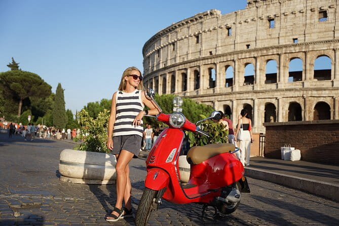 Rome Vespa Tour with Tiramisu - Panoramic Views at Giardino degli Aranci