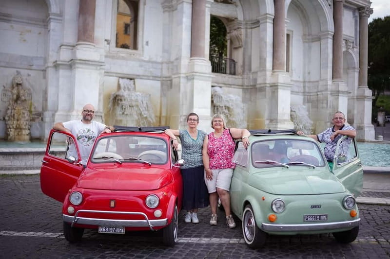 Rome: Vintage Fiat 500 Car Tour with Photographer - Key Points / Takeaways