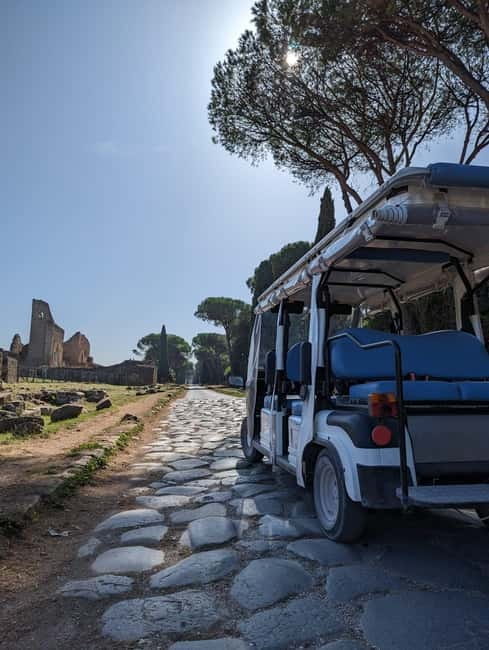 Rome:Appian Way & Catacombs Golf Cart Tour-Official Provider - Exploring Rome’s Hidden Historic Gems by Golf Cart