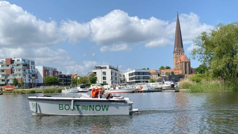 Rostock: Electric Boat Rental on the Warnow River - Price and logistics: a great deal for what it offers
