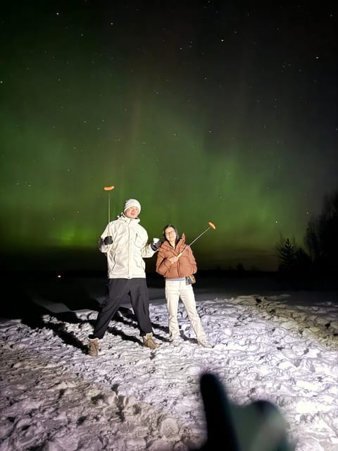 Rovaniemi: Aurora hunting and a fireside BBQ experience - The Allure of the Aurora: Rare but Magical