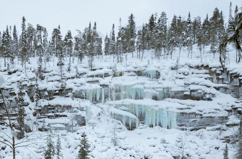 Rovaniemi: Korouoma Canyon & Frozen Waterfalls Tour with BBQ - Entering the Land of Ice and Snow
