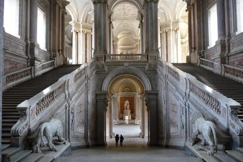 ROYAL PALACE OF CASERTA: GUIDED TOUR WITH ENTRANCE TICKET - SKIP THE LINE - Entering The Palatial Grounds and Main Entrance