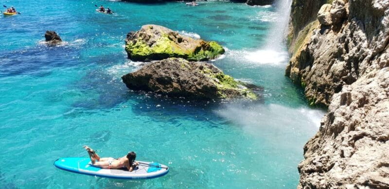 Ruta libre en paddel surf por la cascada de Nerja y Maro - Key points / Takeaways