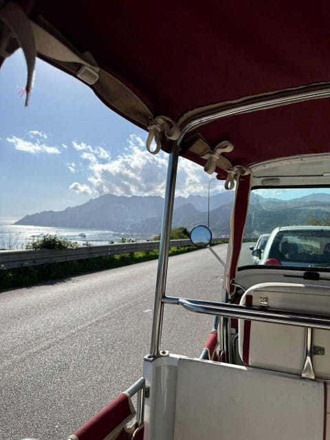 SALERNO: Tuk Tuk City Tour  Dolce Vita Sightseeing - Reliving the Dolce Vita with a Vintage Twist in Salerno