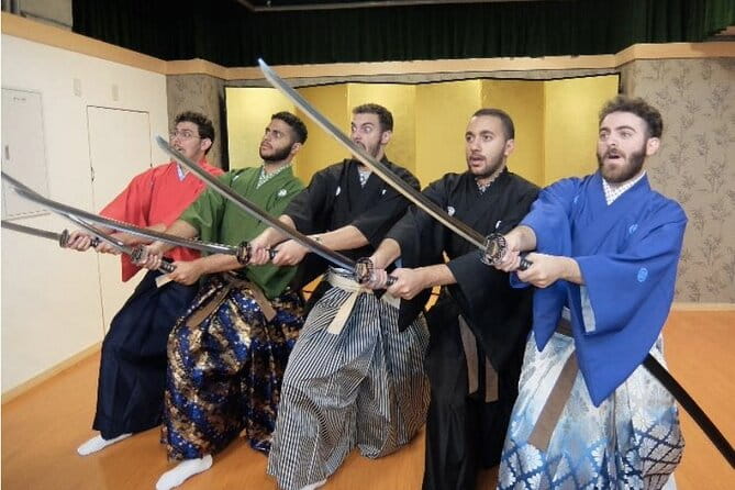 Samurai Experience and Kenbu Show in Kyoto - Samurai Workshop and Costume