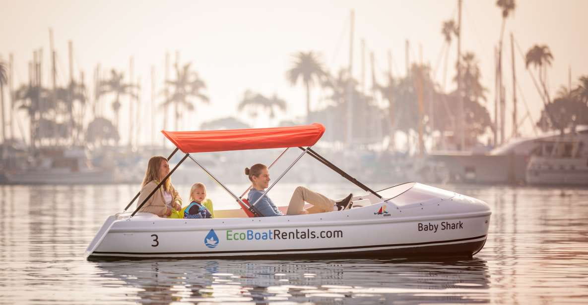 San Diego: San Diego Bay Dog-Friendly Eco Pedal Boat Rentals - Explore Sights and Views