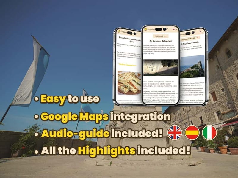 San Marino: Digital guide for your walking tour - Detailed Breakdown of the Itinerary