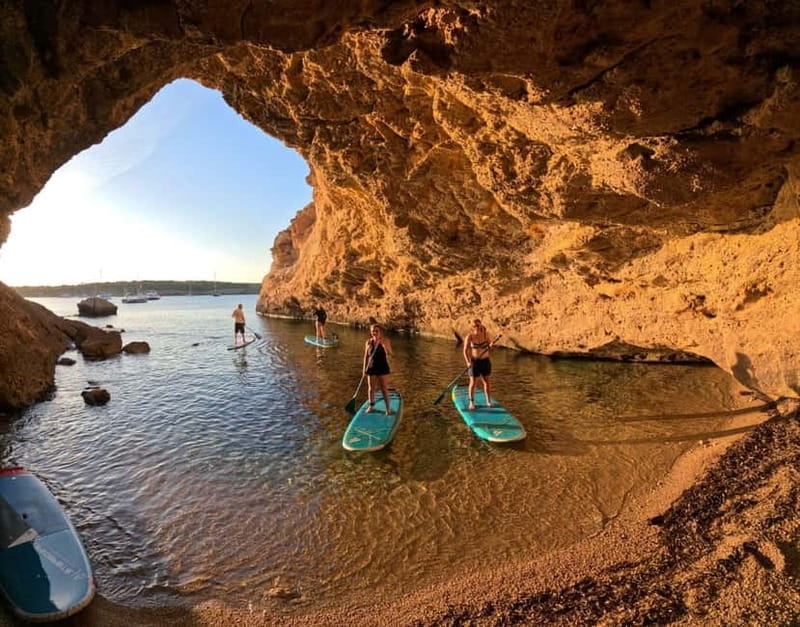 SANT ANTONI: ALL INCLUDED PADDLE SURF&SNORKEL TOUR BOAT - Starting Point and Logistics: What to Expect from the Departure