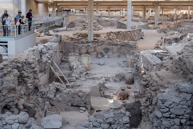 Santorini Archaeology and Wine Small-Group Tour with Tastings - Transportation and Group Dynamics