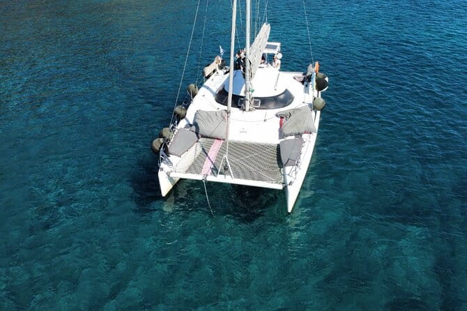 Santorini Catamaran Cruise 5-Hour Private Sailing Experience - Setting Out from Vlychada Port