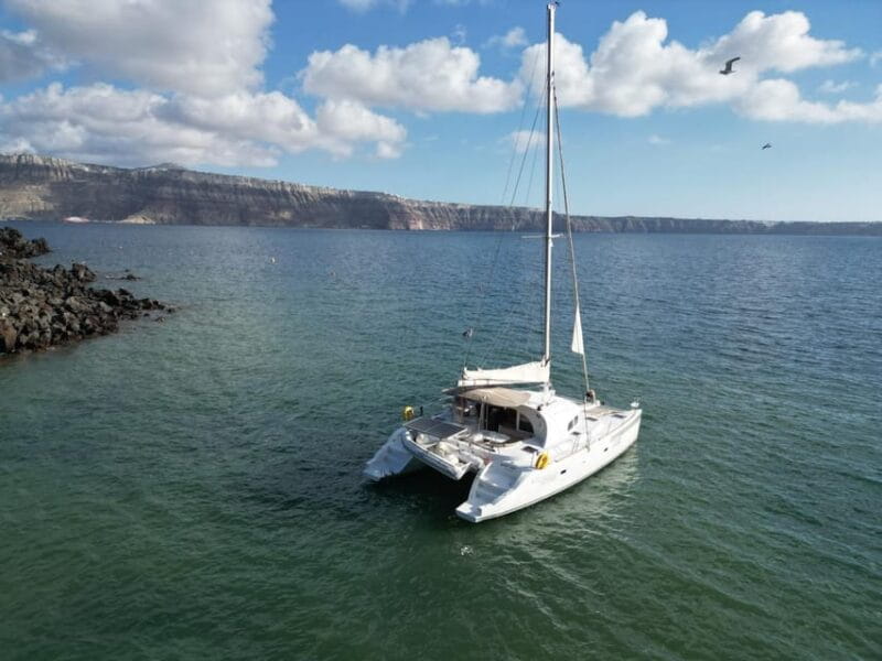 Santorini: Catamaran Cruise with Greek BBQ and Drinks - Key points / Takeaways