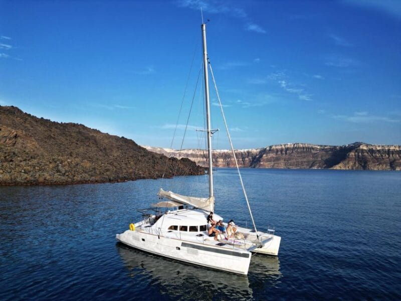 Santorini: Catamaran Cruise with Greek BBQ and Drinks - Frequently Asked Questions
