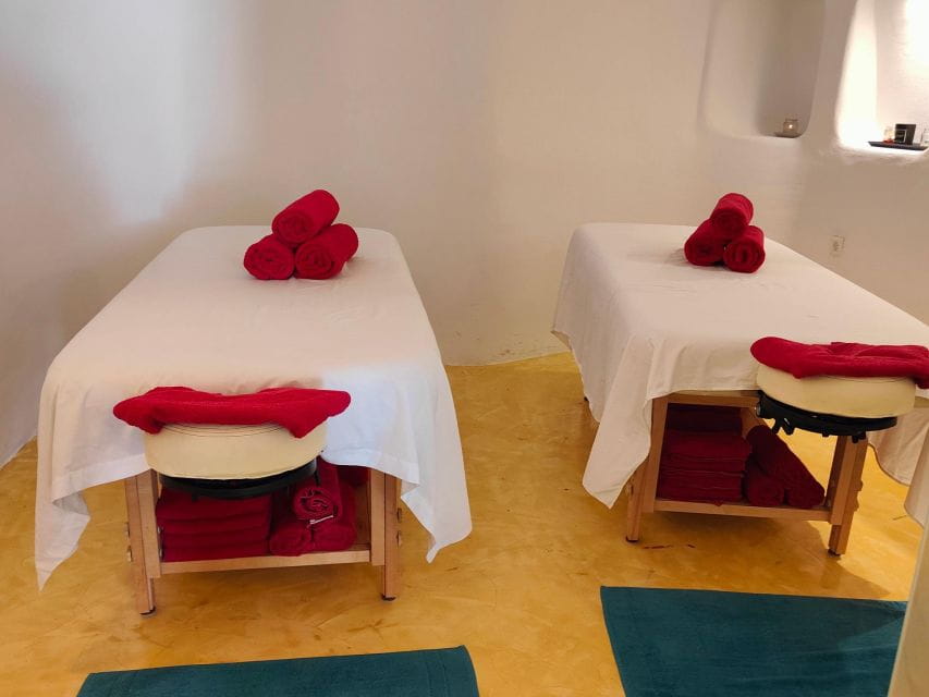 Santorini: Couples Massage With Wine, Fruits Day Pool Access - Package Inclusions and Exclusions