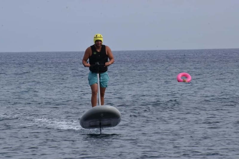 Santorini E-Foil Scooters: Ride the Waves - The Thrill of Gliding Over the Waters