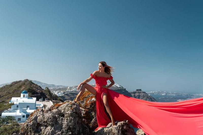 Santorini: Flying Dress Photo © Photoshoot "Express Package" - FAQ