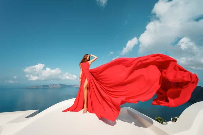 Santorini: Flying Dress Photoshoot - The Itinerary and What to Expect During Your Photoshoot