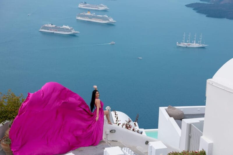 Santorini: Flying Dress Photoshoot - A Unique Photo Adventure in Santorini’s Oia