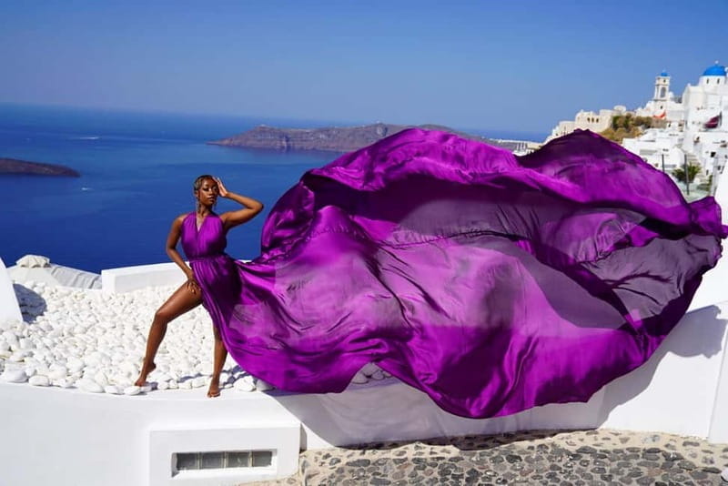 Santorini: Flying Dress Photoshoot Private Entry to Blue Dom - Who Should Book This Experience?