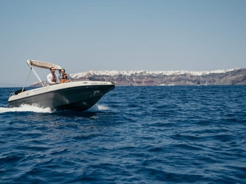 Santorini: License Free, Luxurious Small Boat Rental - Exploring Santorini by Boat: A Personal Perspective