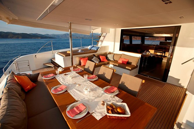 Santorini Luxury Catamaran Day Cruise With Bbq,Drinks,Transfer - Confirmation of Pickup Details