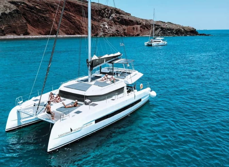 Santorini: Majestic Catamaran Cruise with Meal and Drinks - Key Points / Takeaways