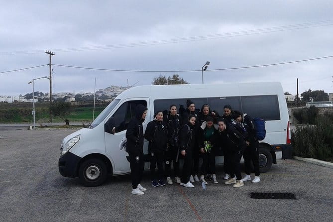 Santorini one way transfer from/to the Airport or Port - Key Points / Takeaways