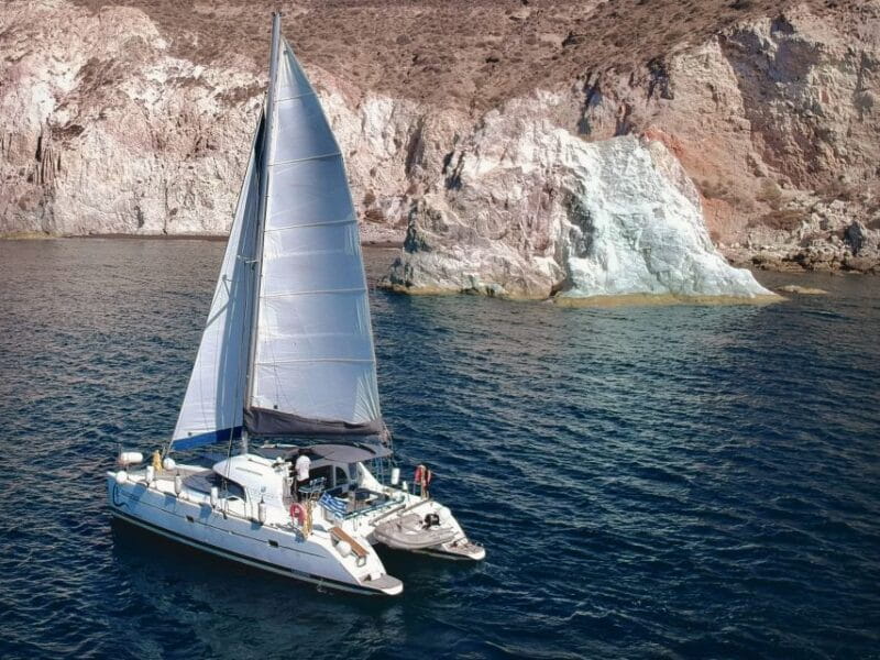 Santorini: Private All-In Catamaran Cruise, with Food|Drinks - The Food and Drinks: A Feast at Sea