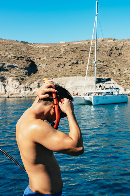 Santorini: Private Catamaran Tour with BBQ Meal and Drinks - Exploring Santorini’s Coast in Style: A Detailed Review