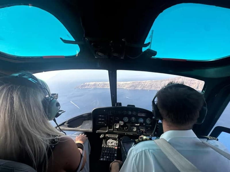 Santorini: Private Helicopter Flight with Sunset Option - Key Points / Takeaways