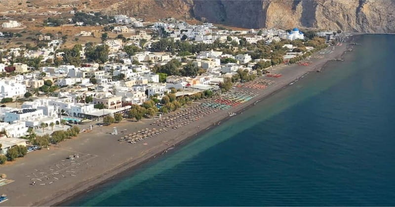 Santorini: Red Beach and Perissa With Lunch and Sunbeds - A Complete Breakdown of the Santorini Coastal Tour