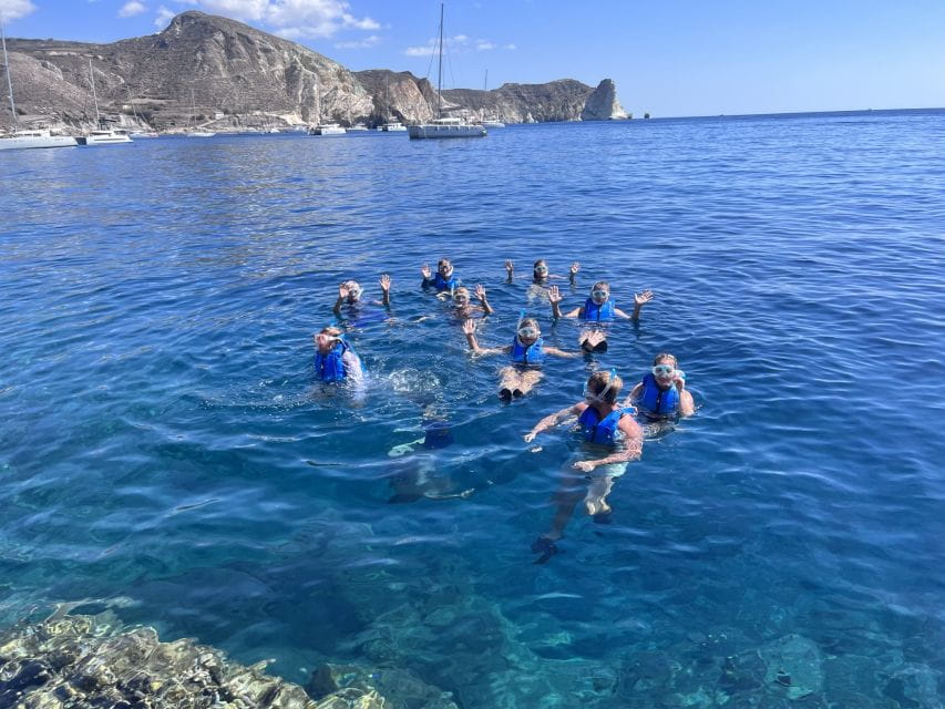 Santorini: Sea Caves Kayak Trip With Snorkeling and Picnic - Weather-Dependent Cancellations