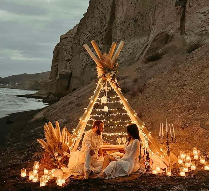Santorini: Vlychada Beach Boho Proposal with Wooden Tent - In-Depth Review of the Vlychada Beach Boho Proposal Experience