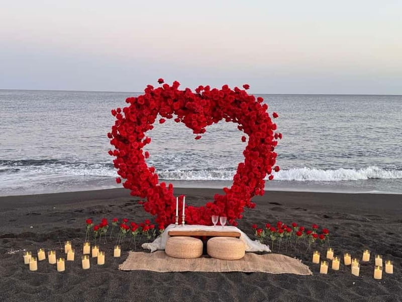 Santorini: Vlychada Beach Dreamy Proposal with Heart Arch - The Experience: What to Expect During the Hour