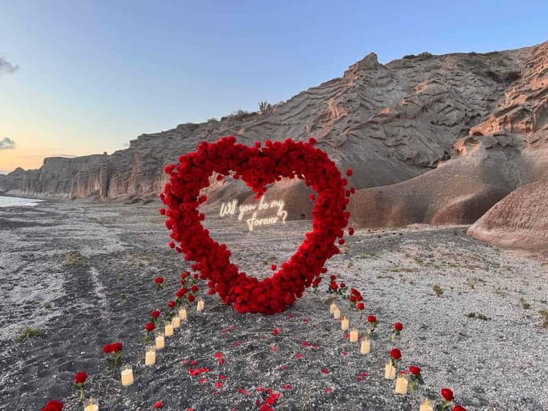 Santorini: Vlychada Beach Wedding Proposal with Heart Arch - Why Vlychada Beach Is a Top Choice for a Proposal