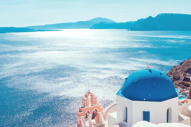 Santorini Winter Panorama - The Sum Up