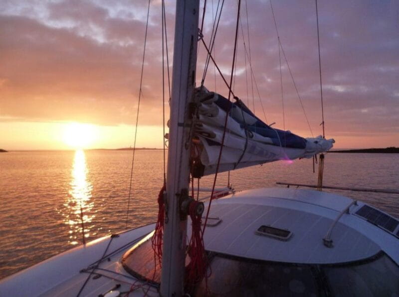 Santorini:Catamaran: private cruise with food & drinks - The Bottom Line