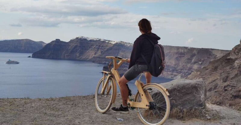 Santorini's Handcrafted Wooden E-Bike Rental - Key points / Takeaways