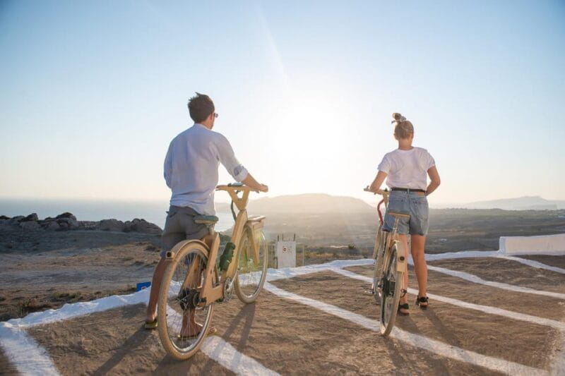 Santorini's Private 2-hour Wooden E-bike Tour - Key points / Takeaways