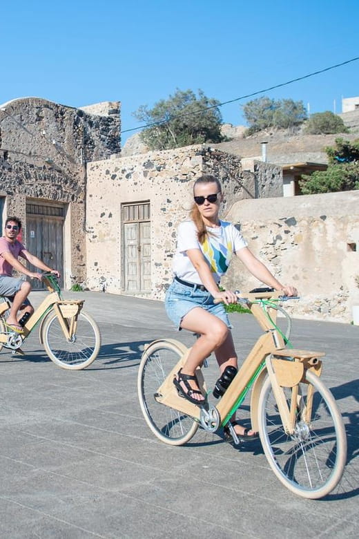 Santorini's Private 2-hour Wooden E-bike Tour - Discovering Emporio’s Medieval Heart and Castle