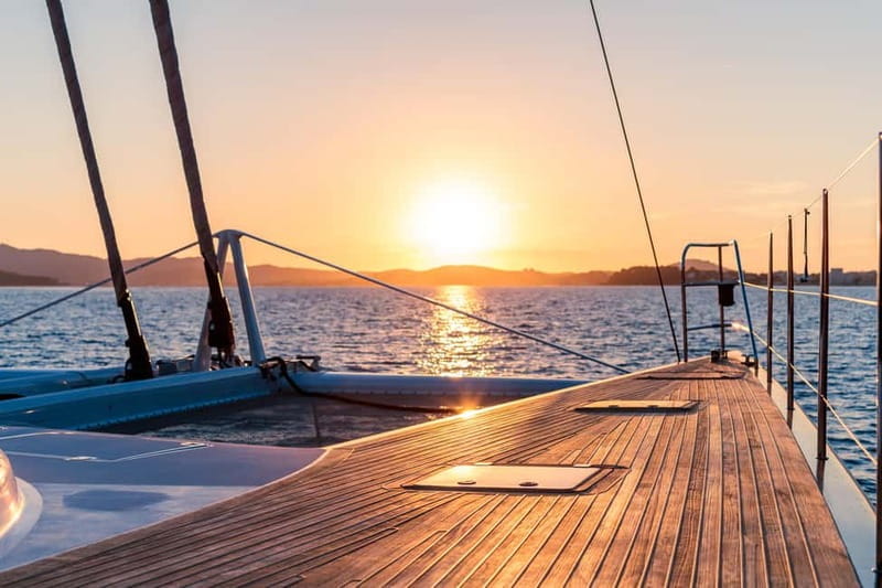 Saranda: Sunset trip & swim on VIP catamaran - adults only - An In-Depth Look at the Sunset Catamaran Experience in Saranda