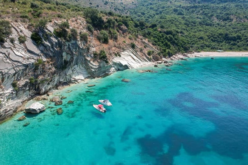 Sarandë: Catamaran Trip to Krorez & Kakome Beach with Lunch - Key points / Takeaways