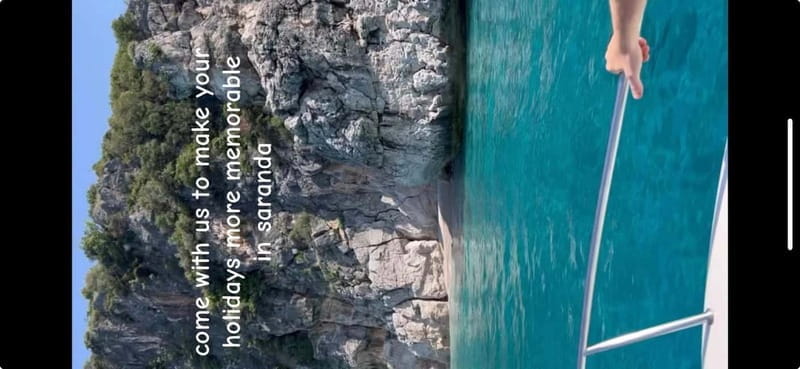 Sarandë: Private boat tour to Kroreza Bay & free sunbeds - Starting Point: Easy Meeting at Bar Riviera