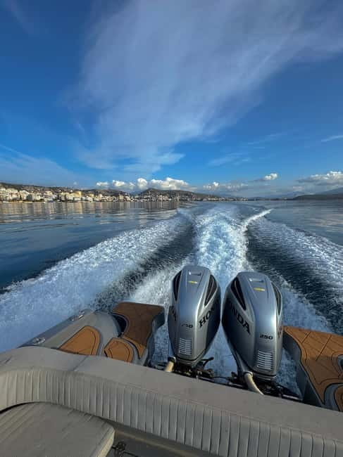 Sarandë: Private boat tour to Kroreza Bay & free sunbeds - Kakome: The Crystalline Waters