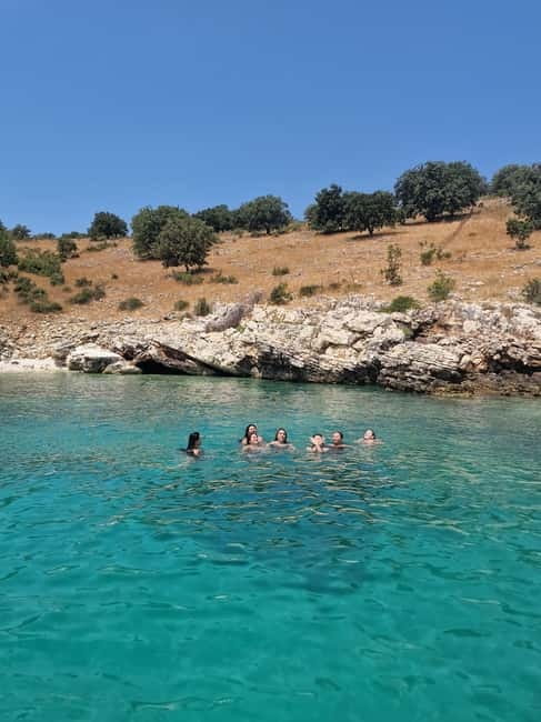 Sarande : Private boat tour to Krorëza beach & local tasting - A Scenic 6-Hour Adventure Along the Ionian Coast