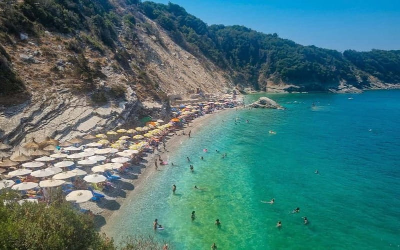 Sarande:Tour Boat Pegeon Cave, Manastir, Pulebardha, Ksamil - The Highlight: Ksamil